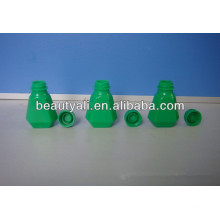 Diamond Shape Plastic PE Bottle With Screw Cap